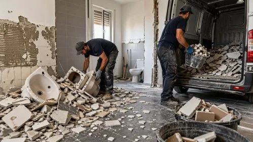 foto di uno staff che smaltisce ceramica