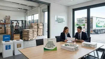 foto smaltire carta in ufficio
