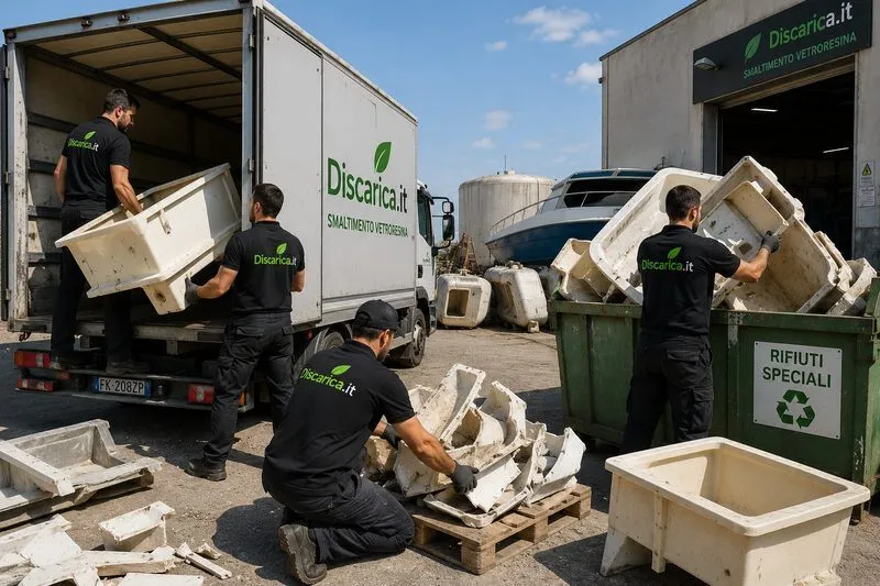 foto vetroresina da smaltire