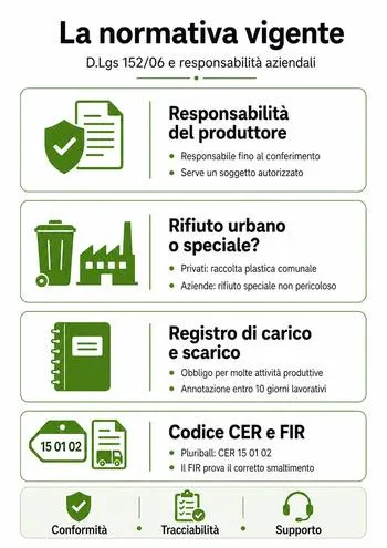 infografica normativa smaltimento pluriball