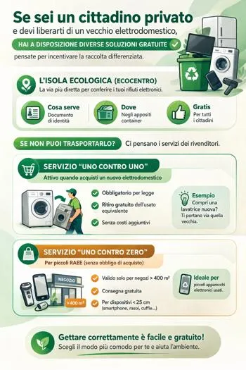 infografica raee cittadino privato