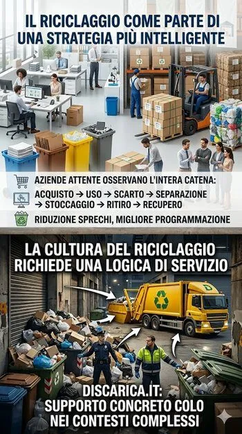 infografica rifiuti da riciclare in modo intelligente