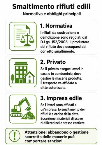 infografica rifiuti edili