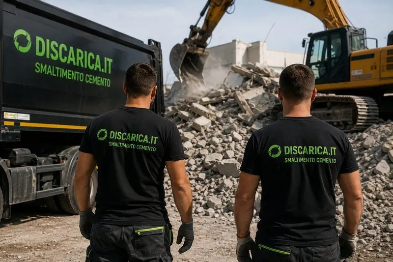 operatori per lo smaltimento del cemento