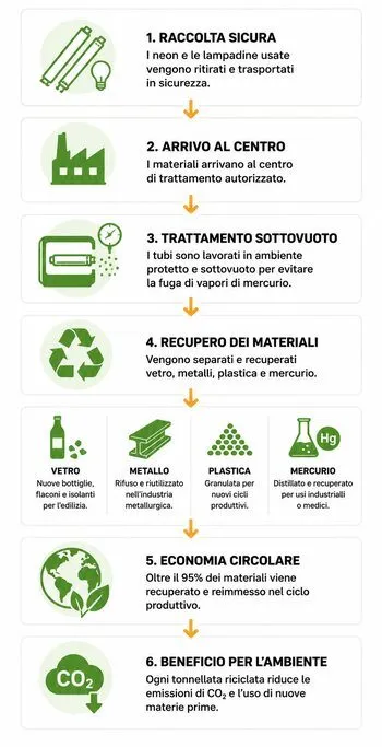 raccolta sicura dei neon