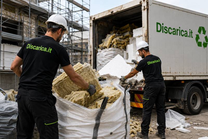 smaltimento in edilizia di materiali isolanti